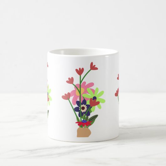 floral mug koffiemok (Center)