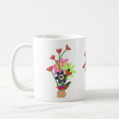 floral mug  koffiemok (Links)