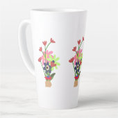 floral mug  latte mok (Linkerhoek)