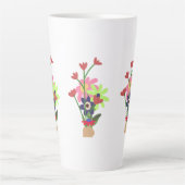 floral mug  latte mok (Voorkant)