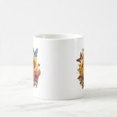 Floral Mug, Sunflower mug Koffiemok (Center)