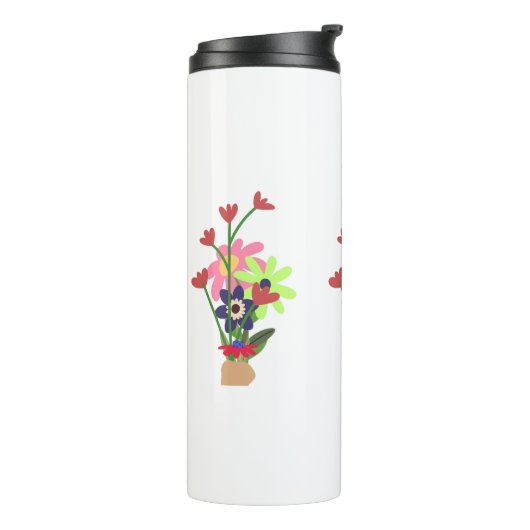 floral mug  thermosbeker (Gedraaid links)