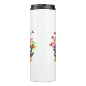 floral mug  thermosbeker (Achterkant)