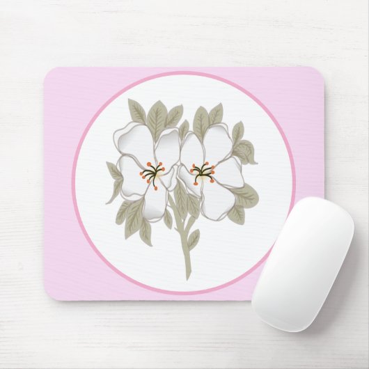  Floral Muismat (Met muis)