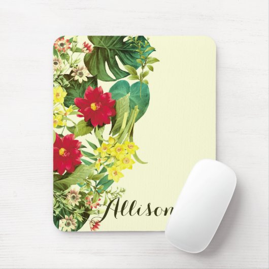 Floral Muismat (Met muis)