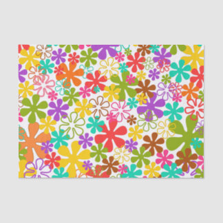Floral Multi-Color Tissuepapier