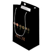 Floral Mum Gift Bag Klein Cadeauzakje (Voorkant Gekanteld)