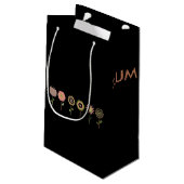 Floral Mum Gift Bag Klein Cadeauzakje (Achterkant Gekanteld)