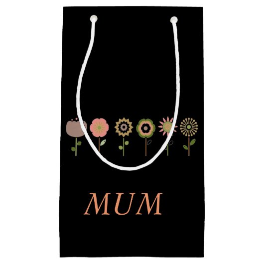 Floral Mum Gift Bag Klein Cadeauzakje (Voorkant)