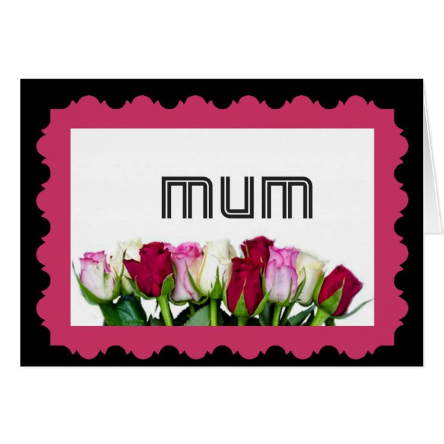 Floral Mum Stamp (Voorkant Horizontaal)