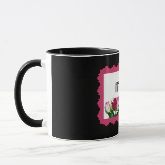 Floral Mum Stamp Mok (Links)