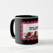 Floral Mum Stamp Mok (Voorkant links)