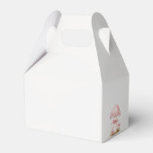 Floral Mushroom Fairy Birthday Favor Box Bedankdoosjes (Achterkant)