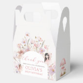 Floral Mushroom Fairy Birthday Favor Box Bedankdoosjes (Geopend)