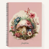 Floral Mushroom Notitieboek (Voorkant)
