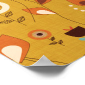 Floral Mustard 70 jaar Poster (Hoek)