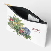 Floral Myrtle Laurel Flowers Name Bridesmaid Etui (Open)