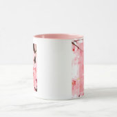 Floral N Initial Mug | Personalized Name & Traits Mok (Midden)