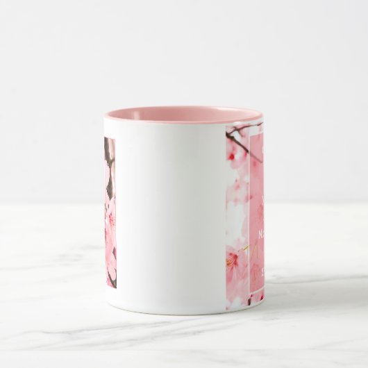 Floral N Initial Mug | Personalized Name & Traits Mok (Midden)