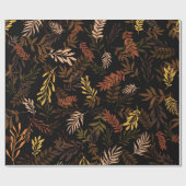 Floral naadloos met bladeren. Naadloos stuk Cadeaupapier (Vlak)