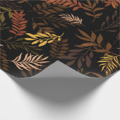 Floral naadloos met bladeren. Naadloos stuk Cadeaupapier (Hoek)