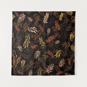 Floral naadloos met bladeren. Naadloos stuk Wandkleed
