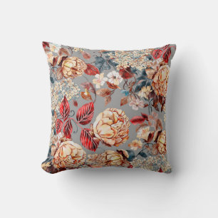 Floral naadloos patroon, achtergrond in art nouvea kussen