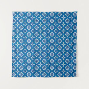 Floral naadloos patroon, achtergrond in art nouvea wandkleed