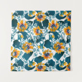 Floral naadloos patroon, achtergrond in art nouvea wandkleed (Voorkant)