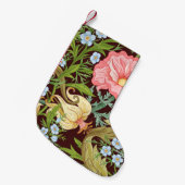 Floral naadloos patroon, achtergrond met in art. kleine kerstsok (Voorkant (Hangend))