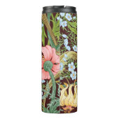 Floral naadloos patroon, achtergrond met in art. thermosbeker (Achterkant)