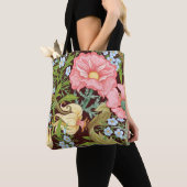Floral naadloos patroon, achtergrond met in art. tote bag (Dichtbij)