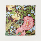 Floral naadloos patroon, achtergrond met in art. wandkleed (Voorkant (horizontaal))