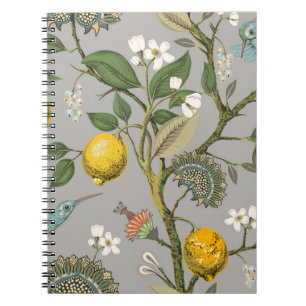 Floral naadloos patroon. Botanisch behang. Plan Notitieboek