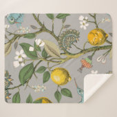 Floral naadloos patroon. Botanisch behang. Plan Sherpa Deken (Voorkant (horizontaal))