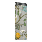 Floral naadloos patroon. Botanisch behang. Plan Thermosbeker (Geroteerd rechts)