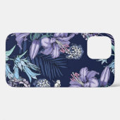 Floral naadloos patroon. Er is Lily, Hydrangea Case-Mate iPhone Case (Achterkant (horizontaal))