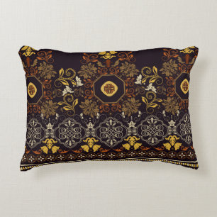 Floral naadloos patroon.  indiaans decoratief accent kussen