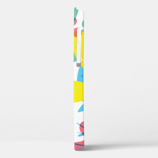 Floral naadloos patroon met tranparency elementen. Case-Mate iPhone case (Achterkant / Links)