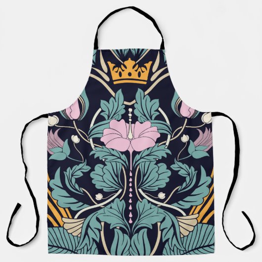 Floral naadloos patroon. Modern fl Schort (Voorkant)