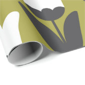 Floral naadloos patroonontwerp. Scandinavische sti Cadeaupapier (Rol Hoek)