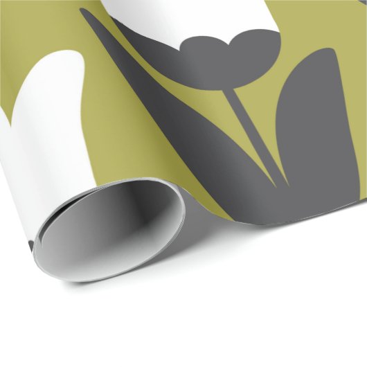 Floral naadloos patroonontwerp. Scandinavische sti Cadeaupapier (Rol Hoek)