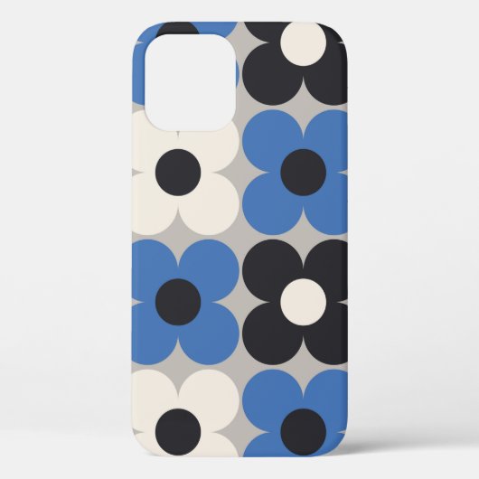 Floral naadloos patroonontwerp. Scandinavische sti Case-Mate iPhone Case (Achterkant)