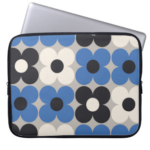 Floral naadloos patroonontwerp. Scandinavische sti Laptop Sleeve