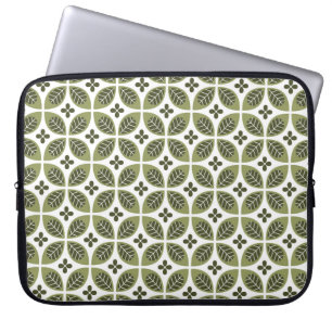 Floral naadloos patroonontwerp. Scandinavische sti Laptop Sleeve
