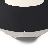 Floral naadloos patroonontwerp. Scandinavische sti Poster (Hoek)