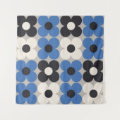 Floral naadloos patroonontwerp. Scandinavische sti Wandkleed (Voorkant (horizontaal))