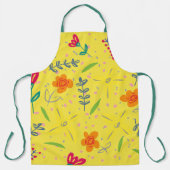 Floral naadloos Schort (Voorkant)