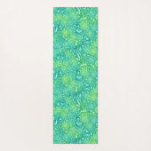 Floral naadloze textuur, Mode Yogamat (Achterkant)