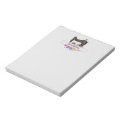 Floral  naaigmachine, speciaal aangepast notitieblok (Linkerzijde)